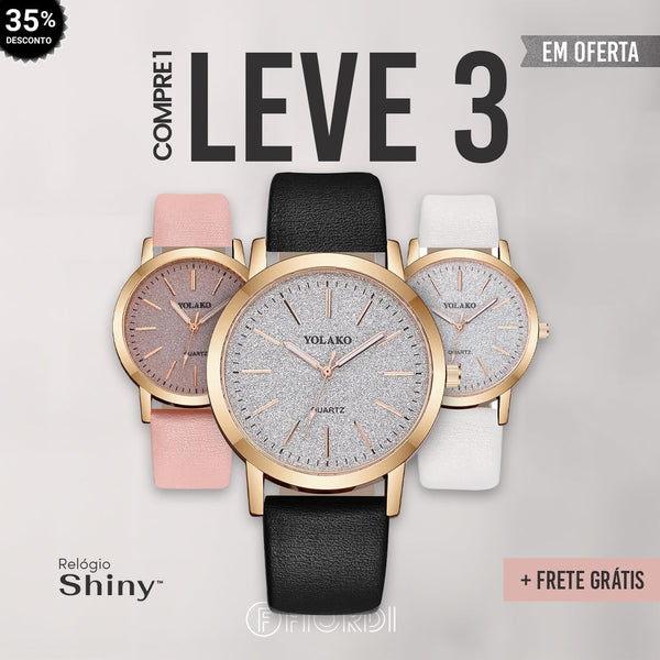 Relógio Minimalista - Shiny™ [Compre 1 & Leve 3]