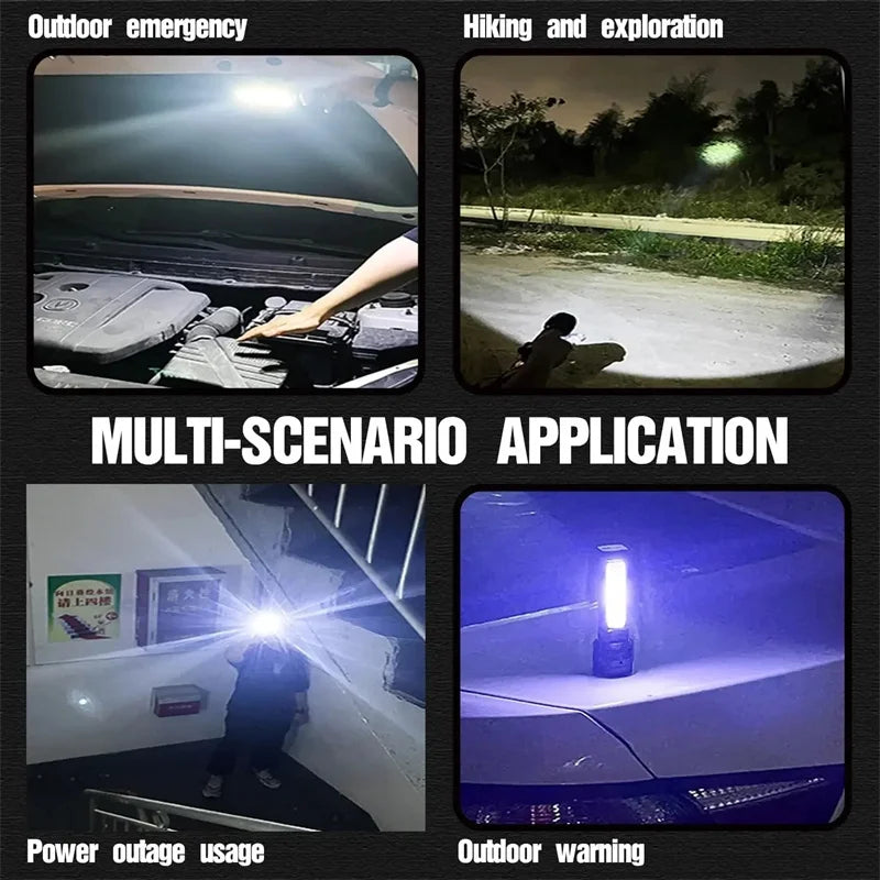 High Power LED Flashlight Solar And USB Rechargeable Powerful Tactical Torch Super Long Range Lamp Outdoor Camping