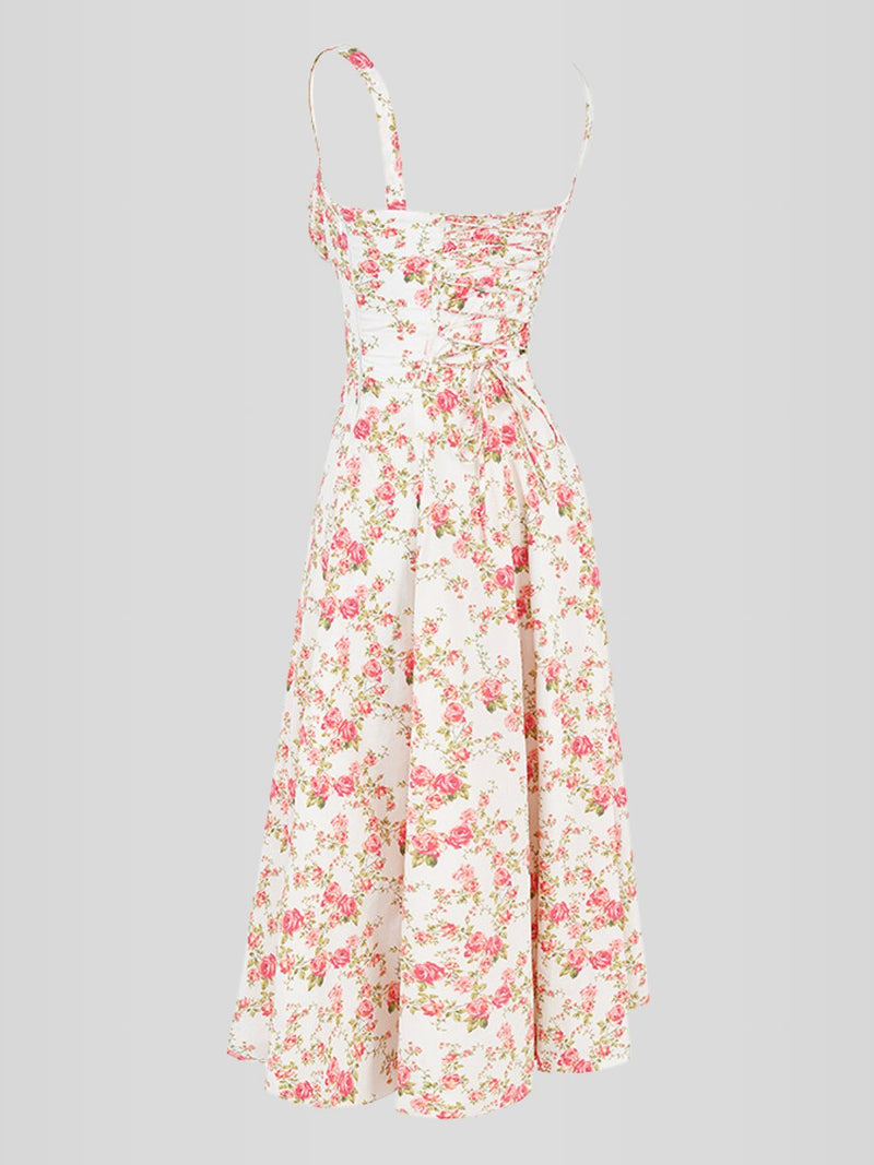 Vestido Midi Floral Camile